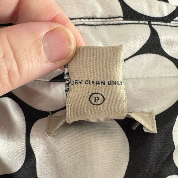 Vertigo Paris Black and White Geometric Cape blazer women’s medium - Picture 14 of 14